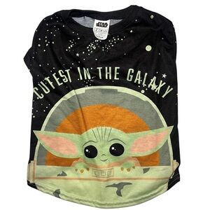 Disney Star Wars Dog Shirt, Baby Yoda, Cutest In the Galaxy , Size Large
